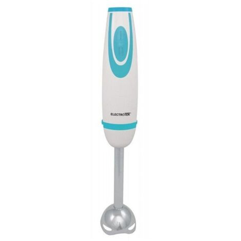 Mixeur plongeant Thulos 2 vitesses, tige et lames en acier inoxydable, bleu (1/3)
