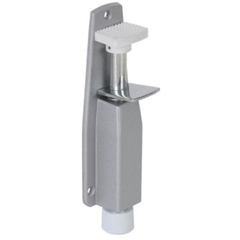 Arrêt bas de porte amovilble avec patin en caoutchouc – Dimensions 172x48x43mm – Pour surfaces dures – Blocage efficace (1/3)