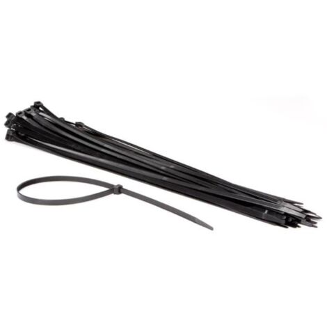 Jeu De Serre-cables En Nylon - 8 8 X 610 Mm - Noir (50 Pcs) (1/2)