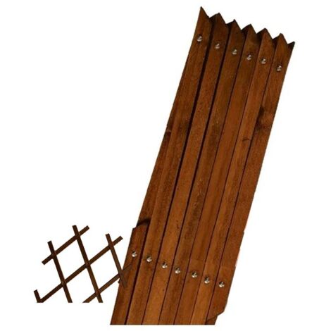Suinga – Treillis extensible en osier 60 x 180 cm – Résistant aux intempéries – Support pour plantes grimpantes – Décoration de jardin