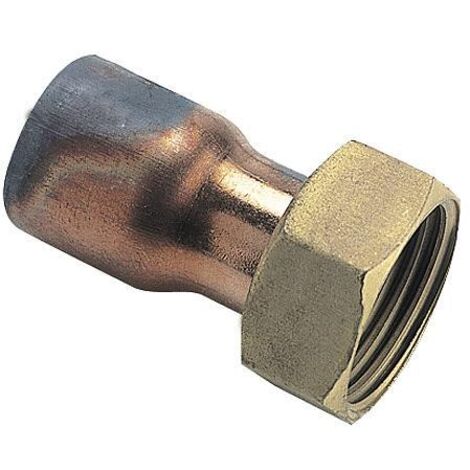 RACCORD DROIT 2 PIECES AVEC ECROU PRISONNIER - 359 GLCU (1/2)
