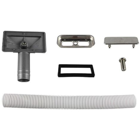 1 Pièce Tuyaux de Débordement Tube de débordement pour évier extensible Interface carrée (Taille: 75x40mm) Tube longueur 230-600mm Diamètre 26mm (diamètre intérieur: 21mm) (1/5)