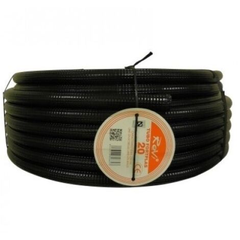 Suinga – Tube annelé 20mm 25 mètres – Tuyau pour protection câbles électriques – Certifié AENOR – Haute résistance et durabilité (1/5)