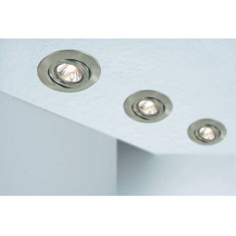 Collerette Ampoule halogène GU5.3 98968 N/A 50 W fer (brossé) (1/9)