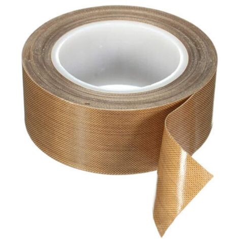 Ruban adhsif haute temprature, PTFE / tflon, haute temprature, machine sceller sous vide (25 mm 10 m) (1/5)