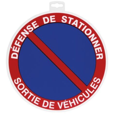 TOPCAR - Panneau homologué "Défense de stationner" - 16514 - Ce produit de marque TOPCAR est neuf. (1/2)