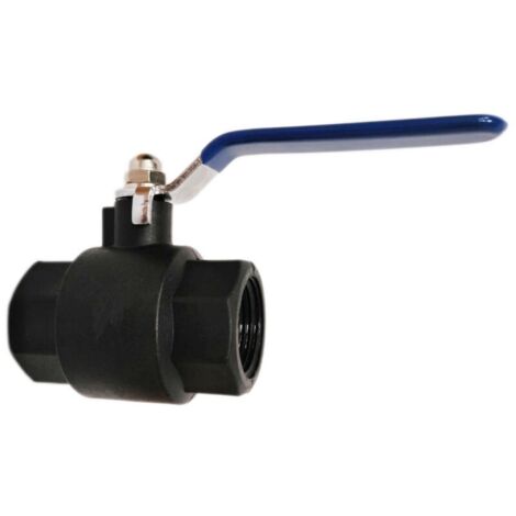 Valve à sphère antigel 1/2'' Polypropylène noir pour plomberie (1/4)
