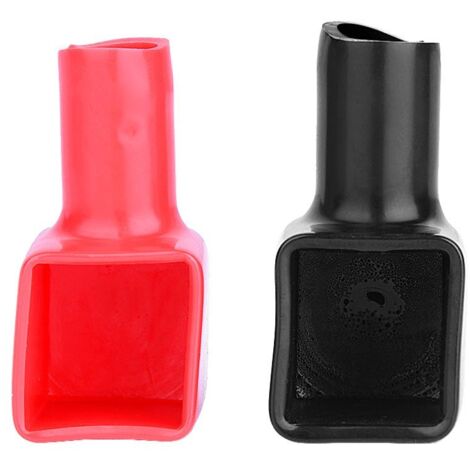 12 Pcs Couvre-Bornes de Batterie, Capuchon Couvertures Batterie Bornes Bouchon Protecteur Shell Souple Rouge et Noir Positif et Négatif Isolant en Plastique Autres accessoires (1/5)
