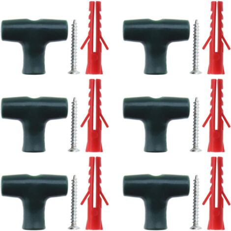 30pcs Clip de Clture Murale Fixation, Kit avec Vis d'ancrage pour Cadre de Fil du Poulet (1/5)