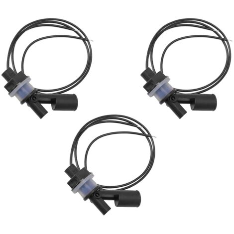 Lot de 3 capteurs de niveau d'eau en plastique avec interrupteur à flotteur horizontal pour aquarium (1/5)