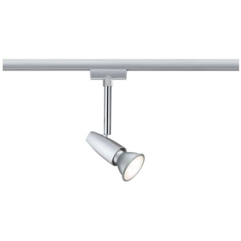 Paulmann Barelli Luminaire sur rail haute tension URail GU10 10 W LED chrome, chrome (mat) S686621 (1/5)