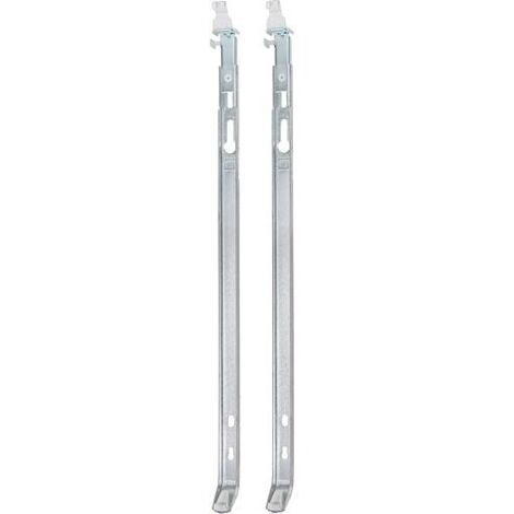 Delonghi – Support de fixation pour radiateurs linéaires et profilés Type 21/22/33 – Hauteur 600mm – Pièces métalliques galvanisées – Convient pour chauffage compact
