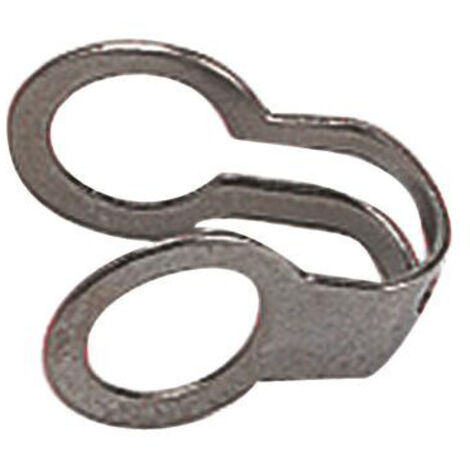 AGRAFE LAITON CHROME POUR CHAINETTE PERLEE (1/2)