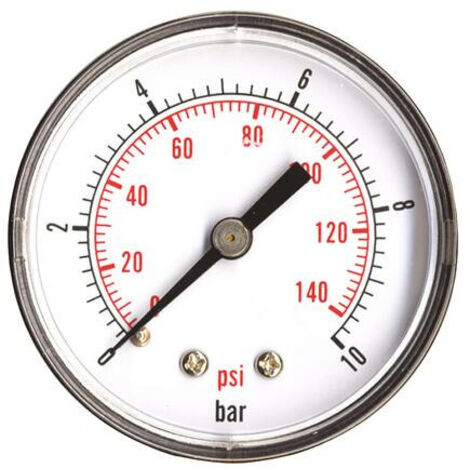 MANOMETRE SEC A RACCORDEMENT AXIAL (1/2)