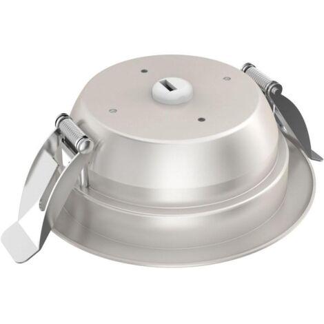 P10 Downlight IP20/65 rond Ø105mm fixe nickel 90° LED intég.10W 4000K 830lm 50541 (1/4)