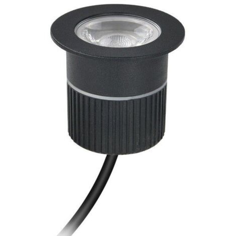 Barcelona Led – Spot encastrable extérieur sol 4,5W 220-240V – IP67 résistant aux intempéries – Angle 30º pour éclairage décoratif – Blanc chaud 3000K