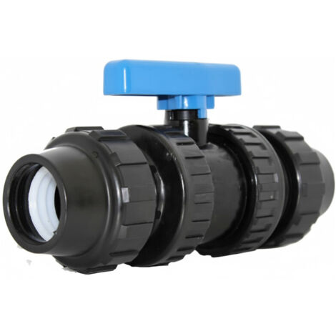 Suinga – Raccord vanne PVC 40 mm – Pour tuyau polyéthylène – Joints de siège en PEHD – Pression maximale 6 bars – Utilisation en plomberie et agriculture