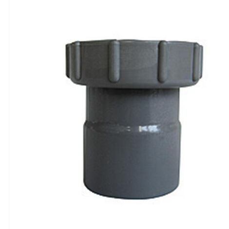 RACCORD 2 PIECES ECROU PRISONNIER ET DOUILLE A COLLER PVC (1/3)