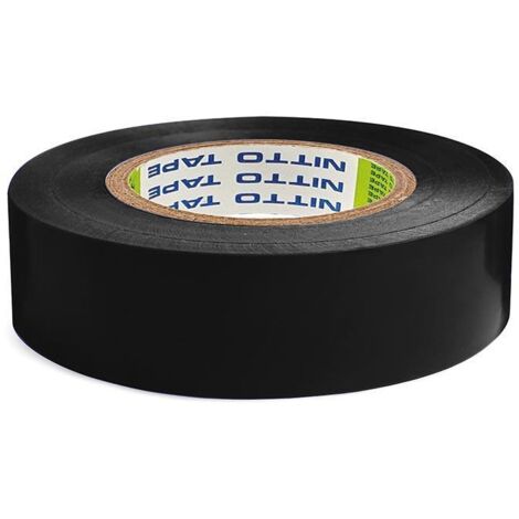 10 Nitto - Ruban Adhesif Isolant - Noir - 19 Mm X 20 M