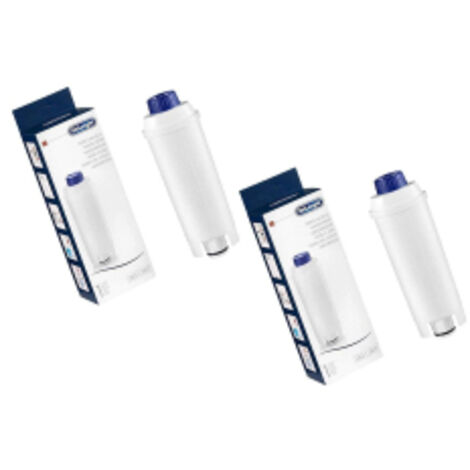 Delonghi – Lot de 2 filtres à eau 32 DLSC002 – Pour cafetière à piston – Compatible modèles 5513292811 – Filtration optimale pour café pur
