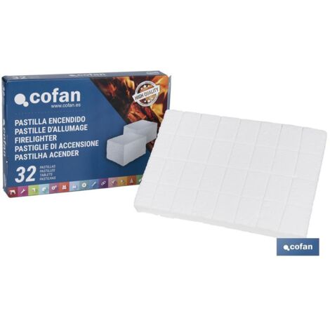 Pastilles d'allumage pour barbecue Emballage de 32 unités Rapide et propre