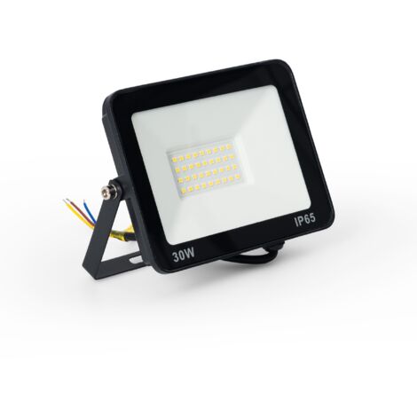 Barcelona Led – Projecteur LED extérieur 30W – Efficacité lumineuse 95lm/W – Indice de protection IP65 – Blanc chaud pour éclairage extérieur (1/7)