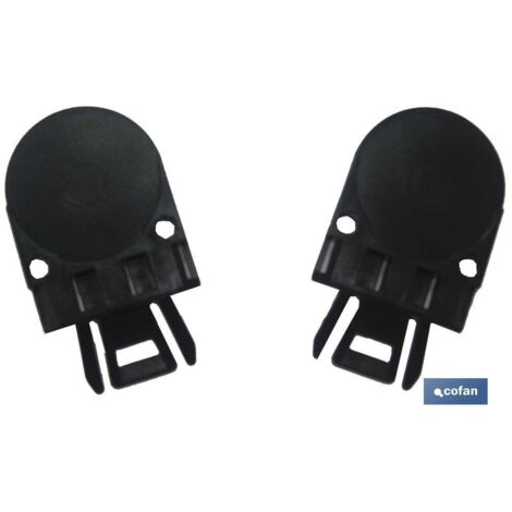 Support de fixation pour visière Installation facile sur les casques de chantier Fixation parfaite de la grille au casque (1/4)