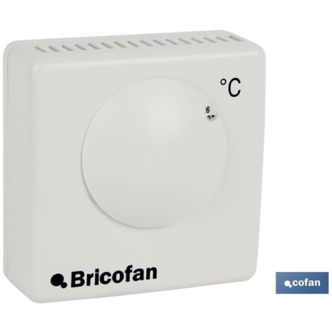 Thermostat pour chauffage analogique Réglage de la température manuel Dimensions 100 x 80 x 40 mm (1/4)