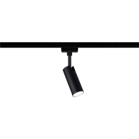 Lampe sur rail haute tension LED intégrée 4.5 W – Couleur noir mat – Lumière blanche neutre 4000 K – Compatible système URail - Q014812 (1/5)