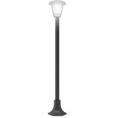 Xanlite – Lampadaire filaire noir 112cm rétro IP44 – Culot E27 – Résistant à l'eau – Pour espaces extérieurs – LAME40NRET (1/5)