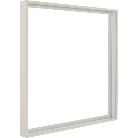 Lampesecoenergie – Cadre de montage en saillie pour panneau LED 600x600 – Installation facile sans vis – Résistant à la corrosion – Compatible avec panneaux 48W, 40W, 36W