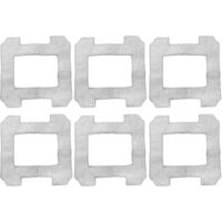 6pcs Cleaning Cloth for ECOVACS Winbot W2 / W2 Omni / W1 / W1 Pro Window Cleaning Robot Replacement Part, Microfiber Mop Cloth Washable Wipes Accessories