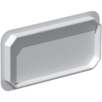Bouchon PVC rigide section rectangulaire 55x110 - S&P - 834137 Bouchon PVC