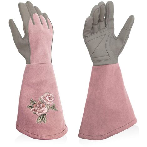 1 paire de gants de jardin résistants aux perforations et aux coupures, avec protection de l'avant-bras. (1/5)