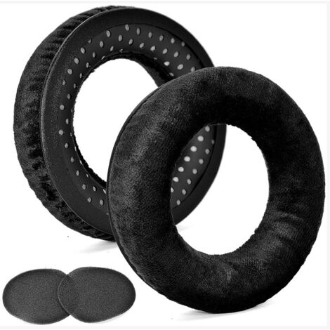 Coussinets d'oreille de rechange compatibles avec les casques beyerdynamic DT990 / DT880 / DT770 PRO (noirs) (1/5)