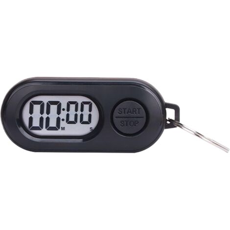 Minuteur arrêt portable, compteur temps numérique LCD, poche, léger, extérieur classe (1/4)
