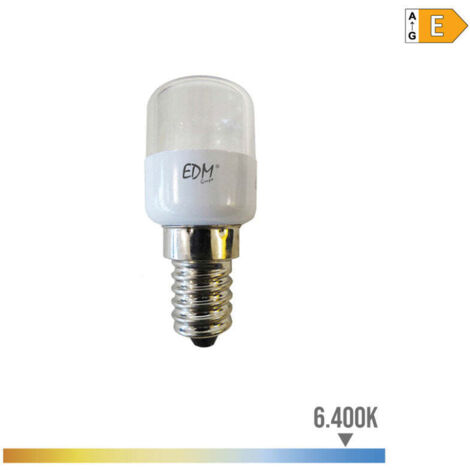 Ampoule Tubulaire (frigo) Led E14 0.5w 55lm 6400k Lumière Froide ø2.6x60cm Edm (1/4)