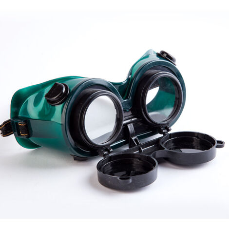 Lunettes de Soudure Avant Rabattables, Lunettes de Protection pour Soudeuses avec Utilisées pour Soudage Soudage Brûlage Au Chalumeau Découpage