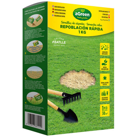 Herbe de repeuplement rapide 1kg agreen (1/3)