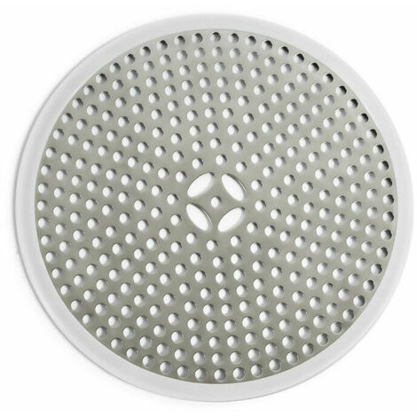 Filtre pour bonde de douche, Grille de douche en acier inoxydable, Gris
