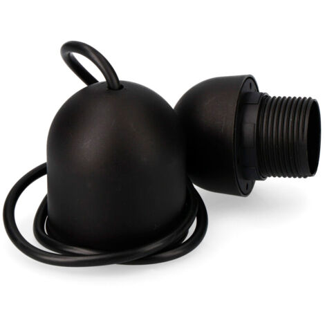 Kit De Suspension Noir E-27 Longueur 80cm (1/3)