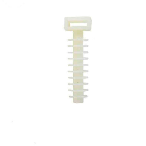Bloc blanc n ° 8 pour bride (25 pièces) Par blister emballé