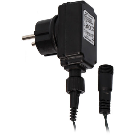 EDM – Transformateur d'alimentation Easy-connect 30V IP44 – Usage intérieur et extérieur – 1200 LED max – Câble 0,5 m inclus