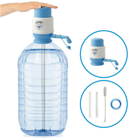 EDM – Pompe manuelle pour bouteilles d'eau – Distribution hygiénique et rapide – Installation universelle – Plastique alimentaire