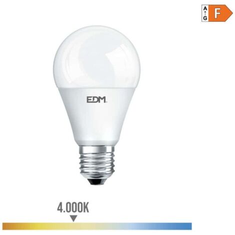 Ampoule LED EDM Standard E27 12W 1154lm 4000K Lumière du Jour Ø6x11cm (1/3)