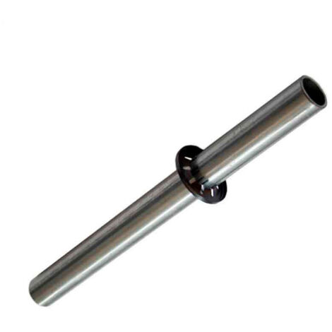 EDM – Axe de roue chariot 235x19,5mm – Métal inoxydable – Avec 2 anneaux pour montage rapide – Résistant à l'usure et charges lourdes (1/3)