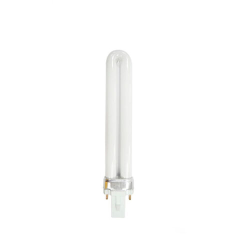 Ampoule Fluorescente Pl 9w Lumière Actinique 16,5cm Rechange Réf. 06032 (1/3)