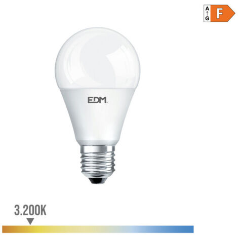 Ampoule LED Standard E27 10W 932lm 3200K Lumière Chaude Ø6x10,8cm (1/3)