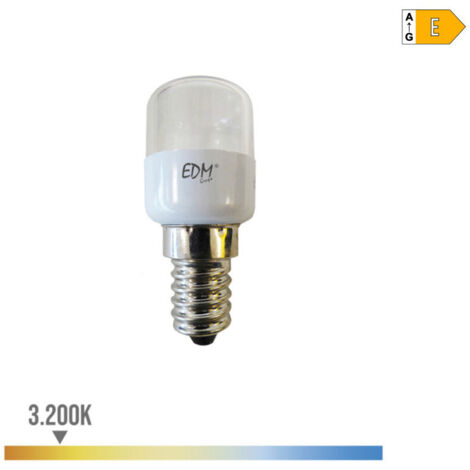 Ampoule Tubulaire (frigo) Led E14 0.5w 55lm 3200k Lumière Chaude ø2.6x60cm Edm (1/3)
