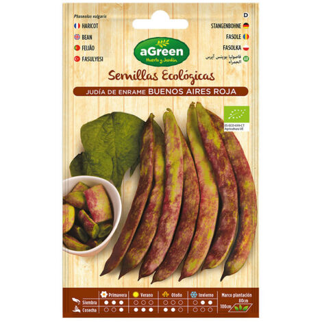 Sachet De Graines Eco Haricots Buenos Aires Red Agreen (1/2)
